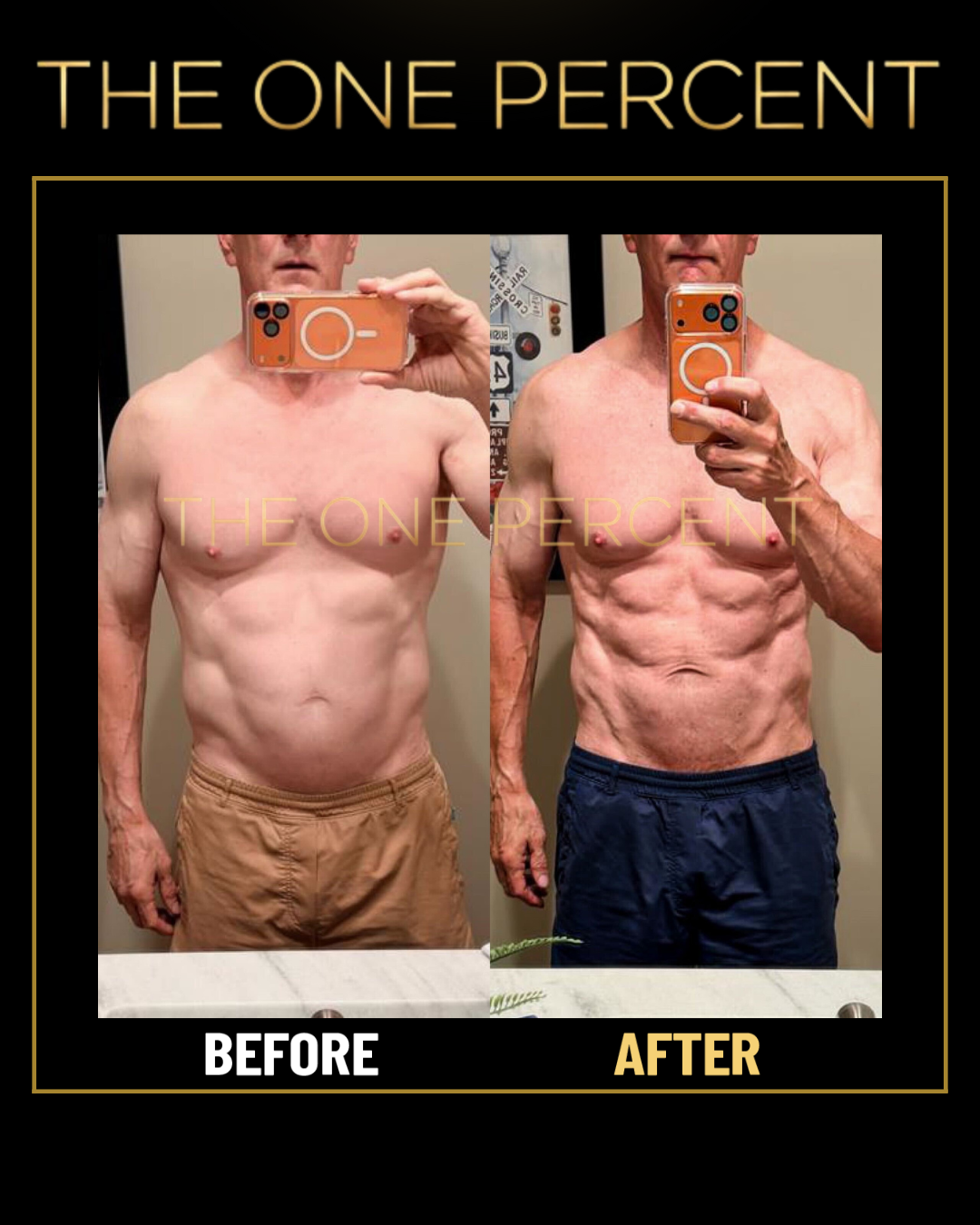 Client transformation 1 — before and after