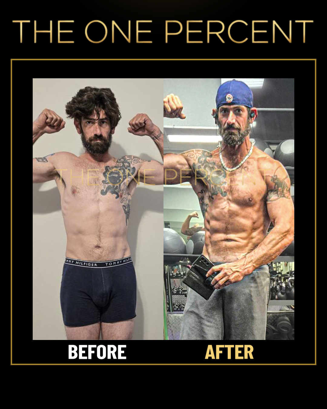 Client transformation 5 — before and after