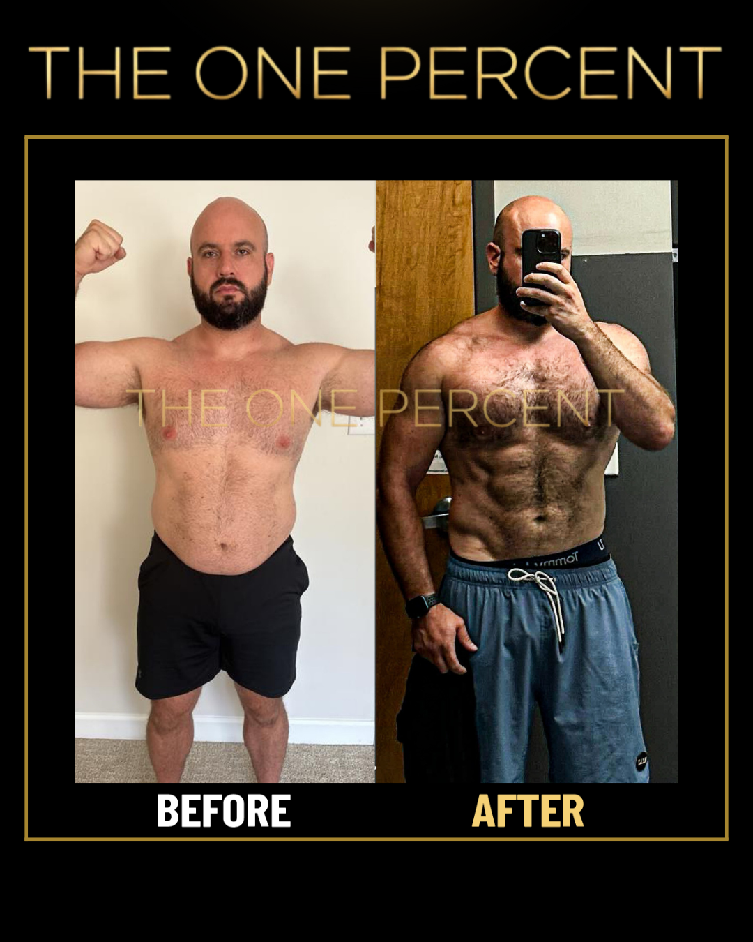 Client transformation 6 — before and after