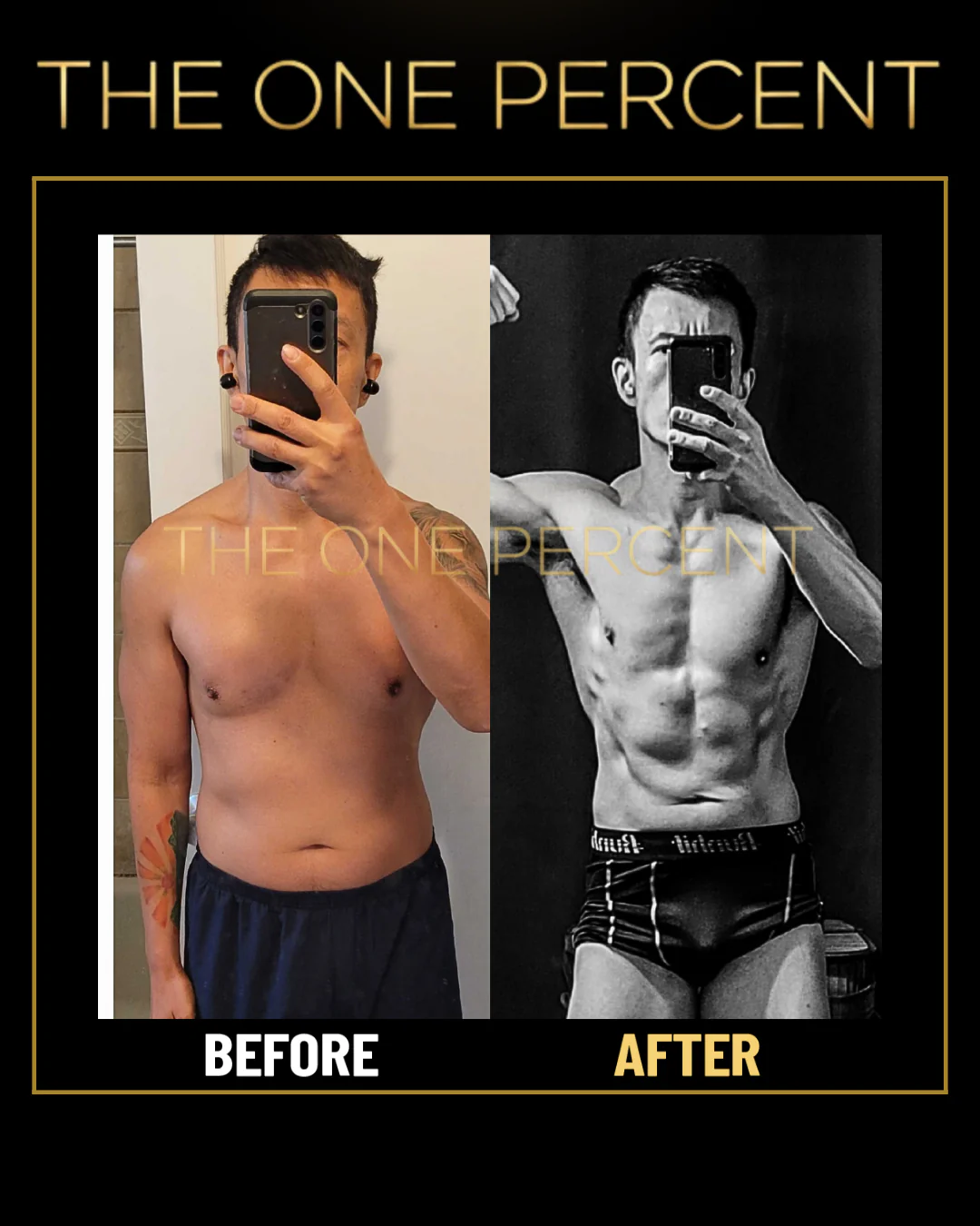 Client transformation 3 — before and after