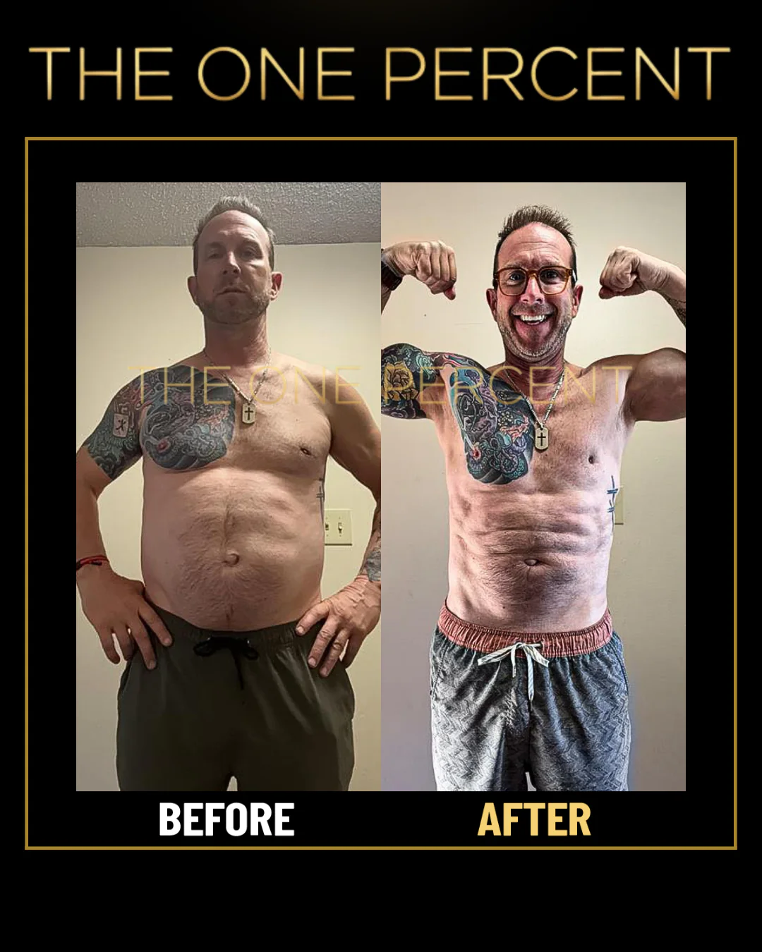 Client transformation 9 — before and after